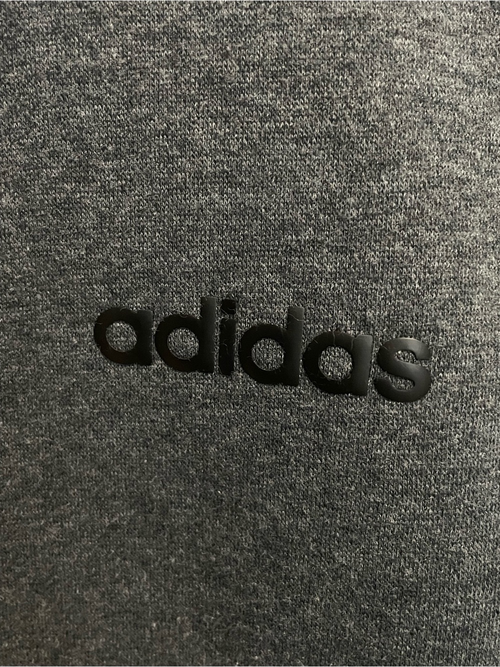 adidas Charcoal Gray Crewneck Sweatshirt with Black Stripes Women’s Small - Picture 5 of 9